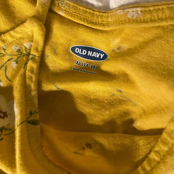 Yellow floral crop top - Picture 2 of 2